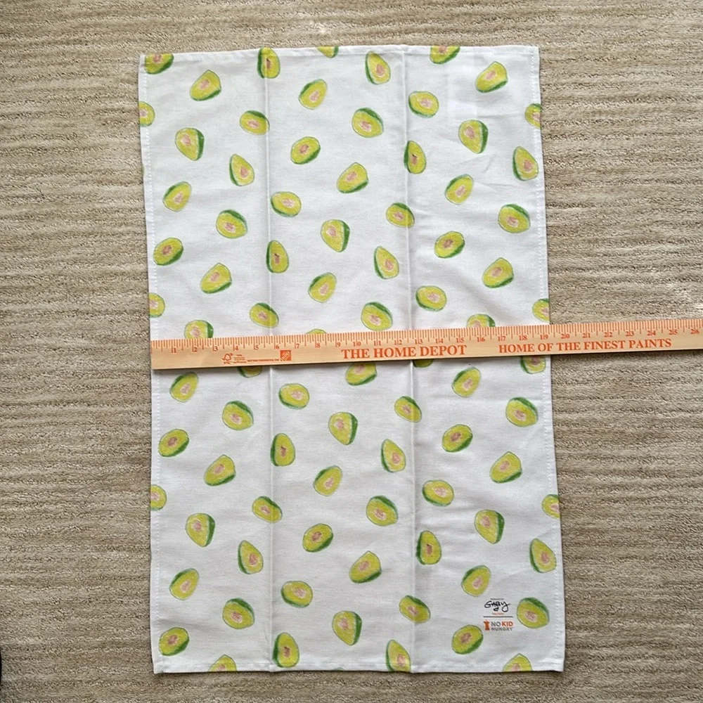 NWOT Set of 2 William Sonoma Gaby Dalkin No Kid Hungry Kitchen Towels Pizza Avoc